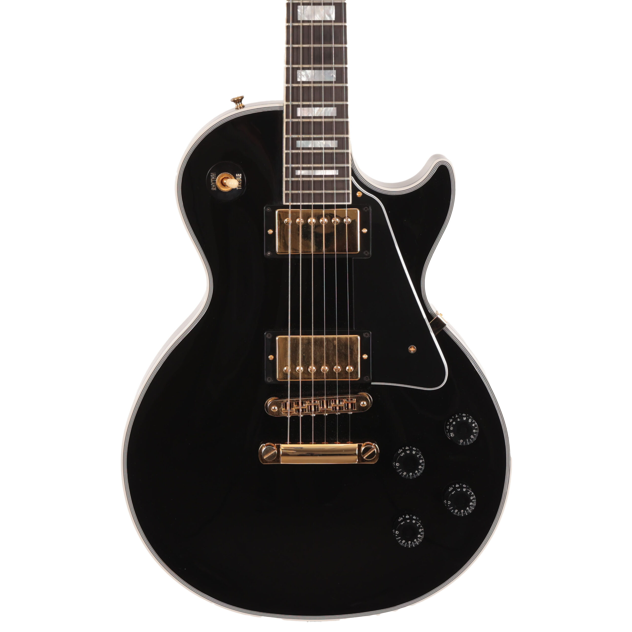 Second Hand Gibson Custom Shop Les Paul Custom in Gloss Black 046