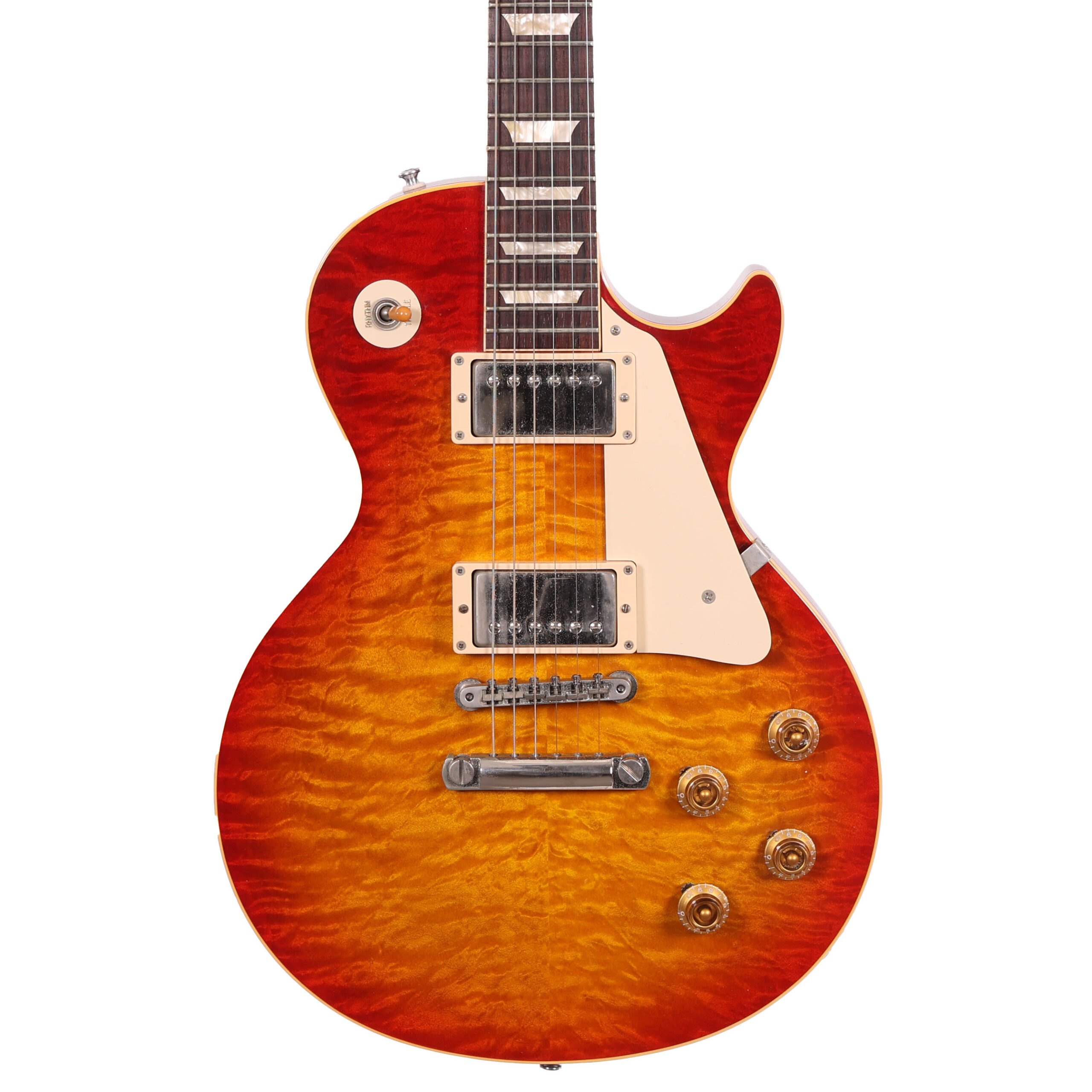 Second Hand Gibson Custom Shop True Historic '59 Les Paul Washed Cherry Sunburst 077
