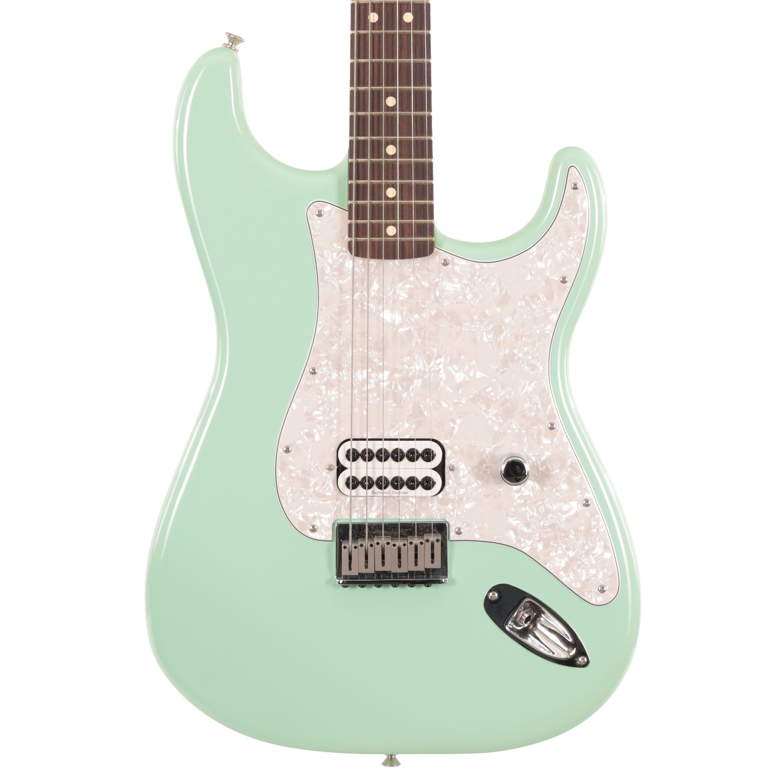 Second Hand Fender Tom Delonge Signature Stratocaster in Surf Green 114