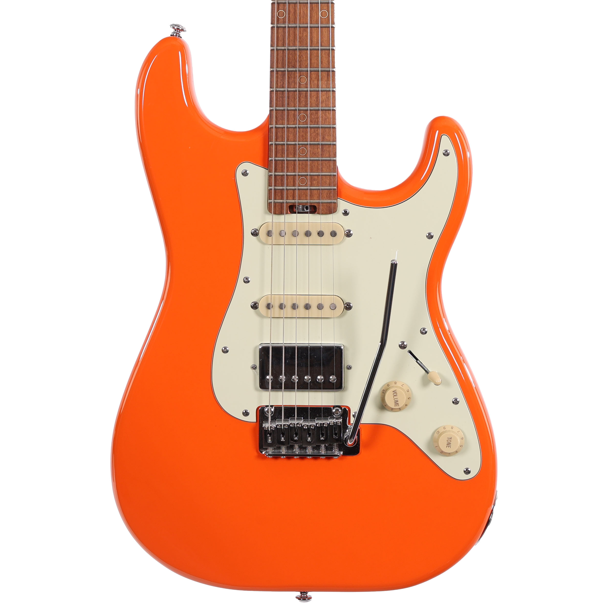 Second Hand Schecter Nick Johnston Trad HSS Electric Guitar in Orange 144