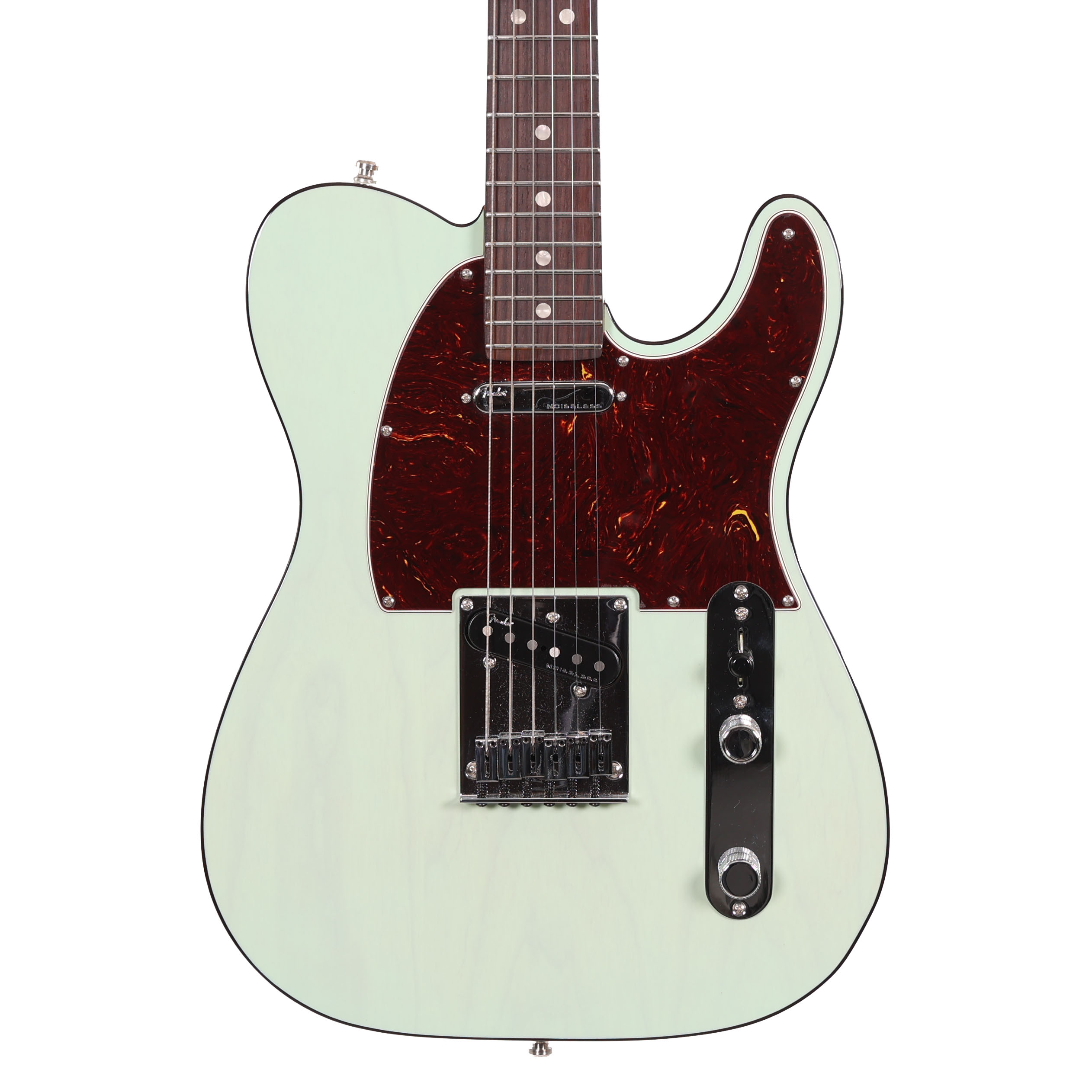 Second Hand Fender American Ultra Luxe Telecaster in Transparent Surf Green 196