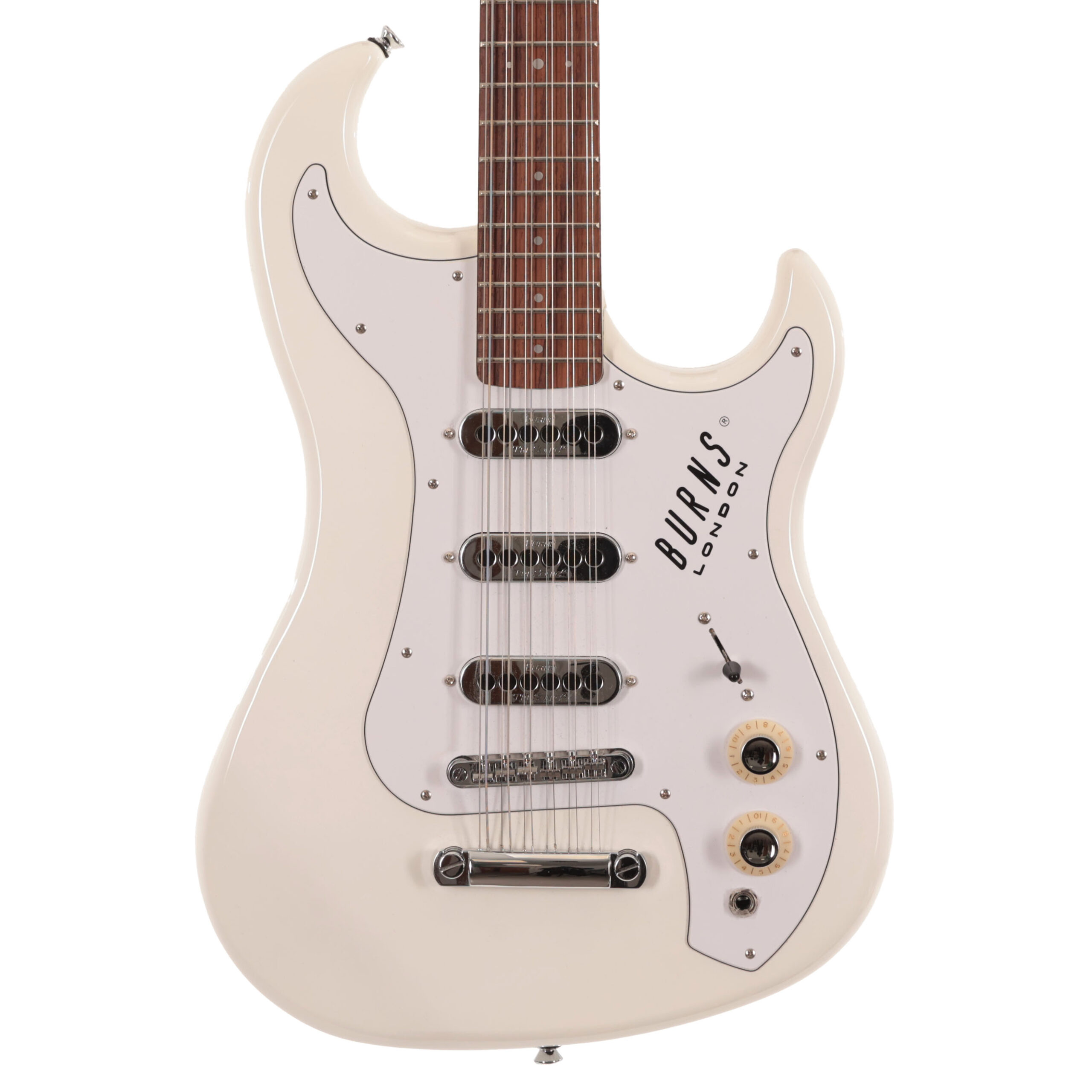 Second Hand Burns Club Series SSJ 12-String Electric Guitar in White 306