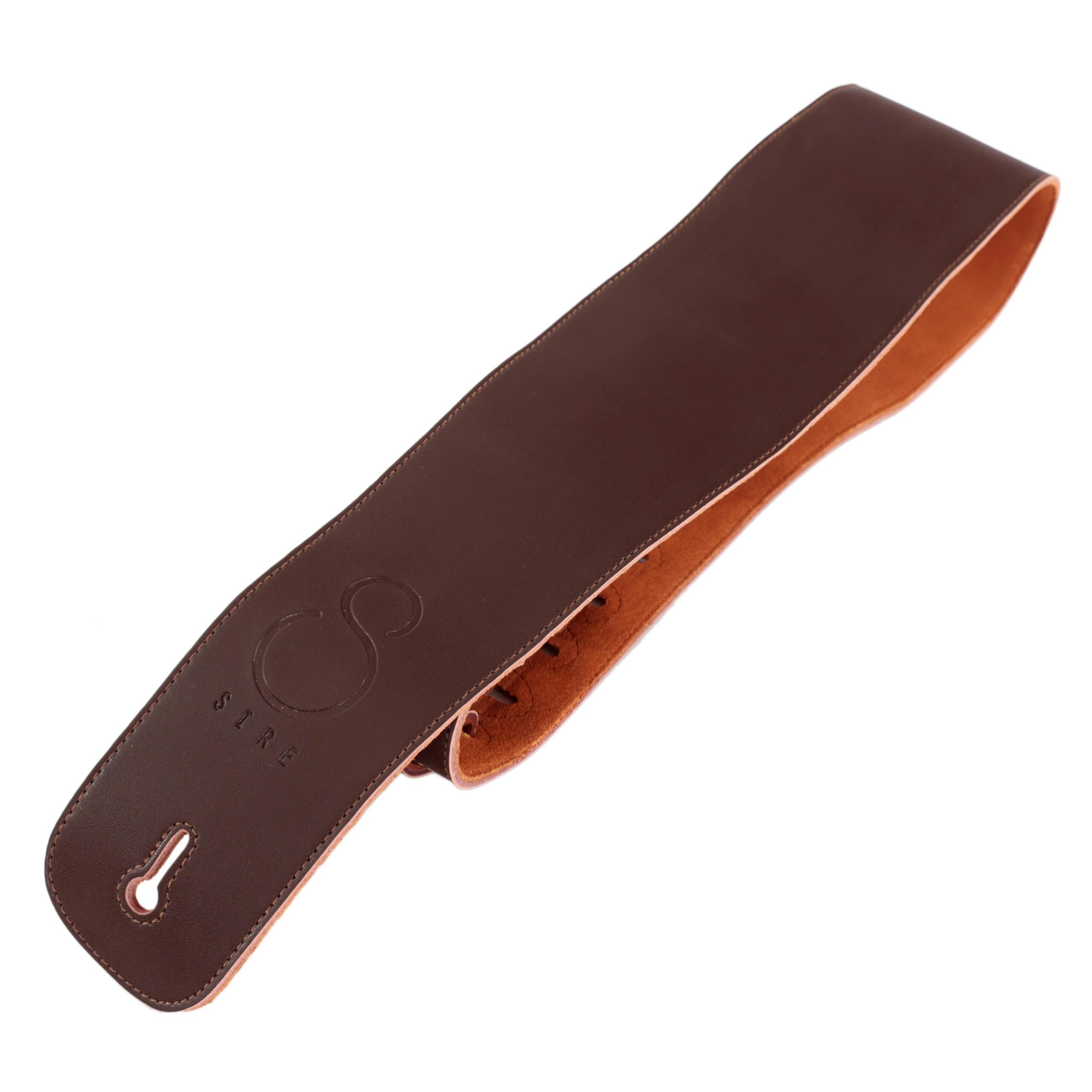 Sire Guitar Strap in Brown Leather