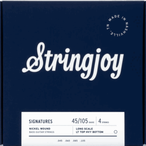 Stringjoy Light Top  Heavy Bottom Gauge 45-105 4 String Long Scale Nickel Wound Bass Guitar Strings