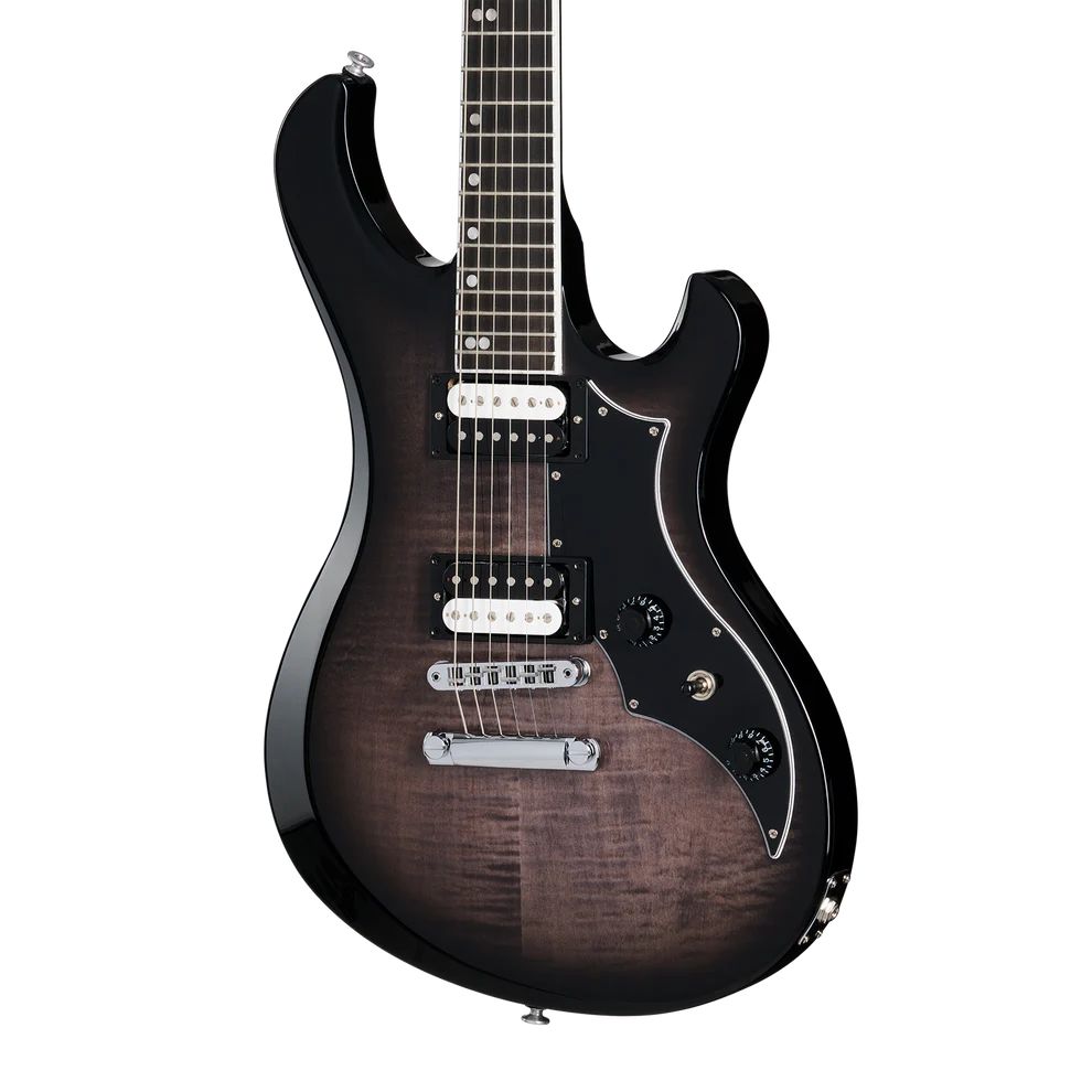 Gibson USA Victory Figured Top Electric Guitar in Trans Ebony Burst
