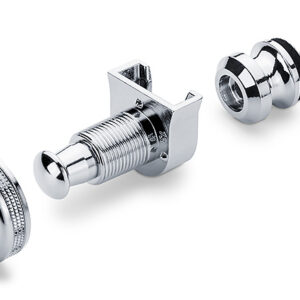 Schaller Guitar S-Lock Pair Chrome Plated Strap Locks