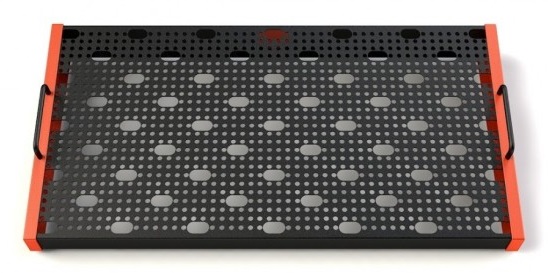 Temple Audio Templeboard DUO 12.5x24in Pedalboard in Temple Red