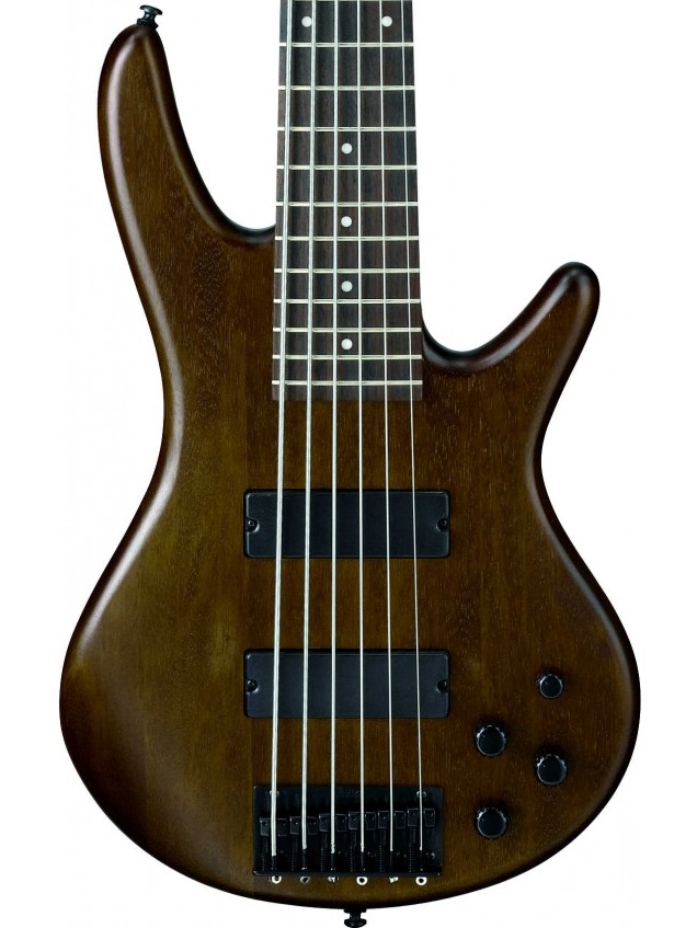 Ibanez GSR206B-WNF 6-String Bass Guitar in Walnut Flat