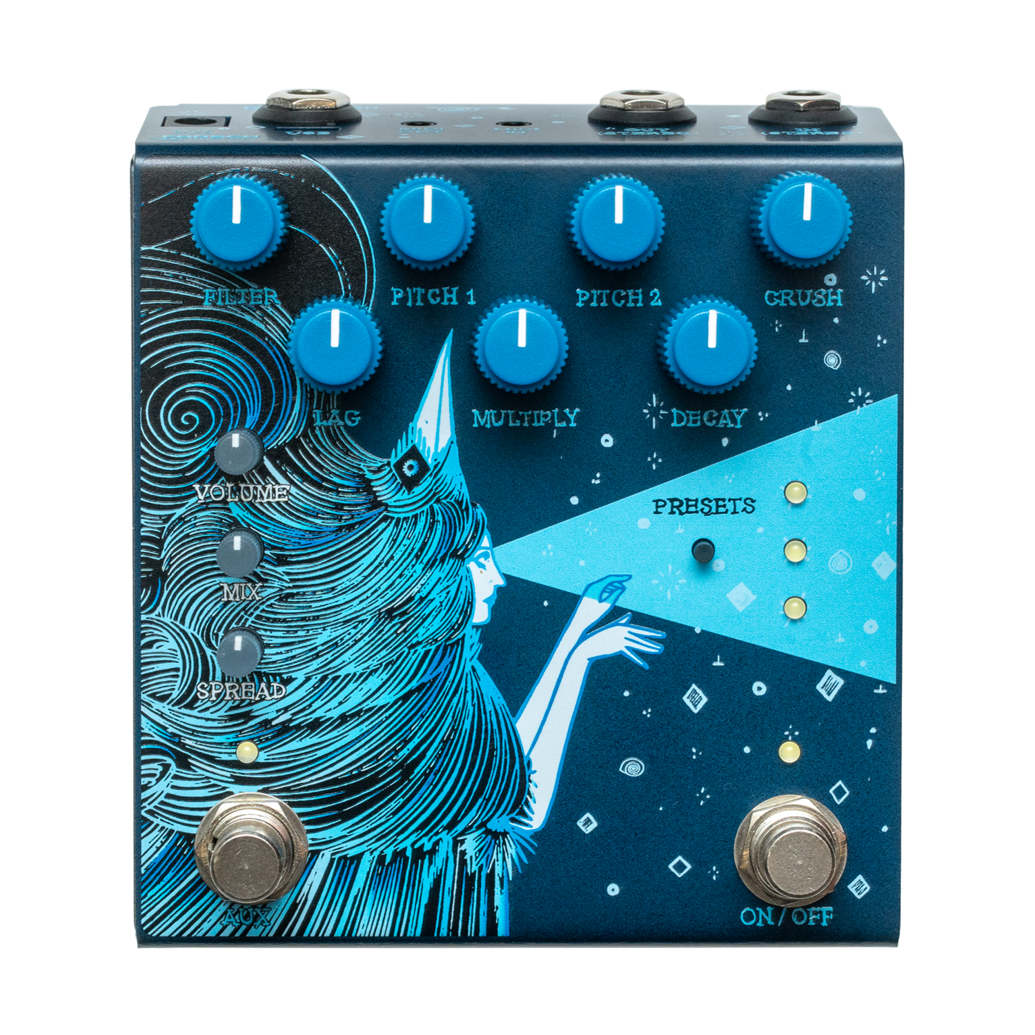 Old Blood Noise Endeavors Dark Star Stereo Reverb Pedal