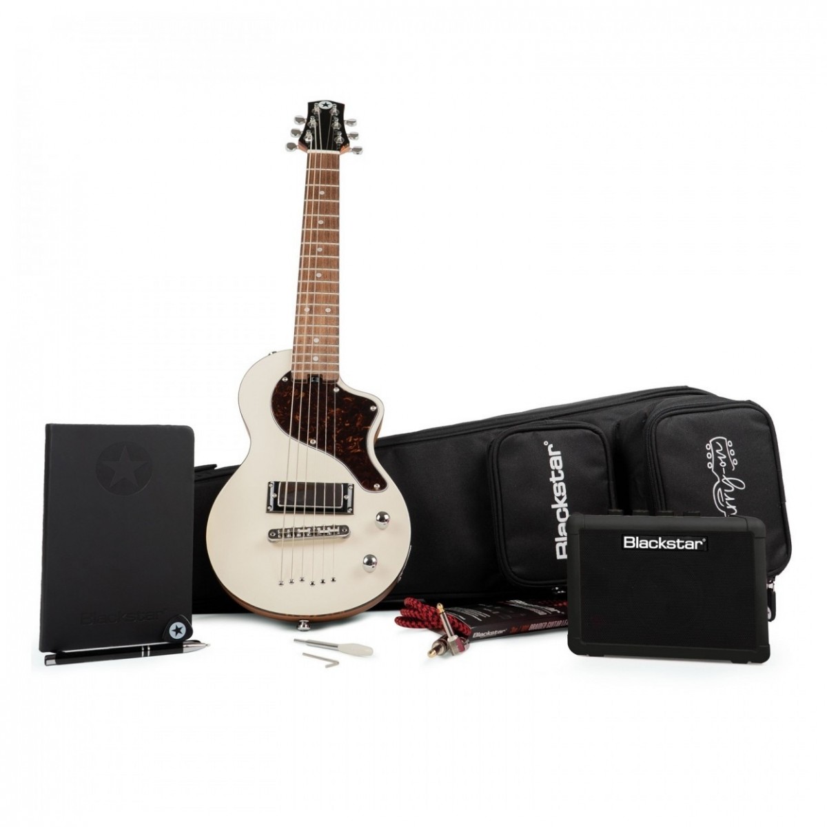 B Stock : Blackstar Carry On Deluxe Travel Pack White w/ Fly 3 BT 001