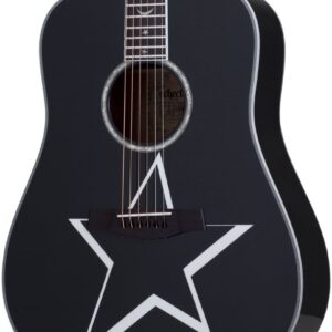 Schecter Robert Smith RS-1000 Busker Electro-Acoustic in Black