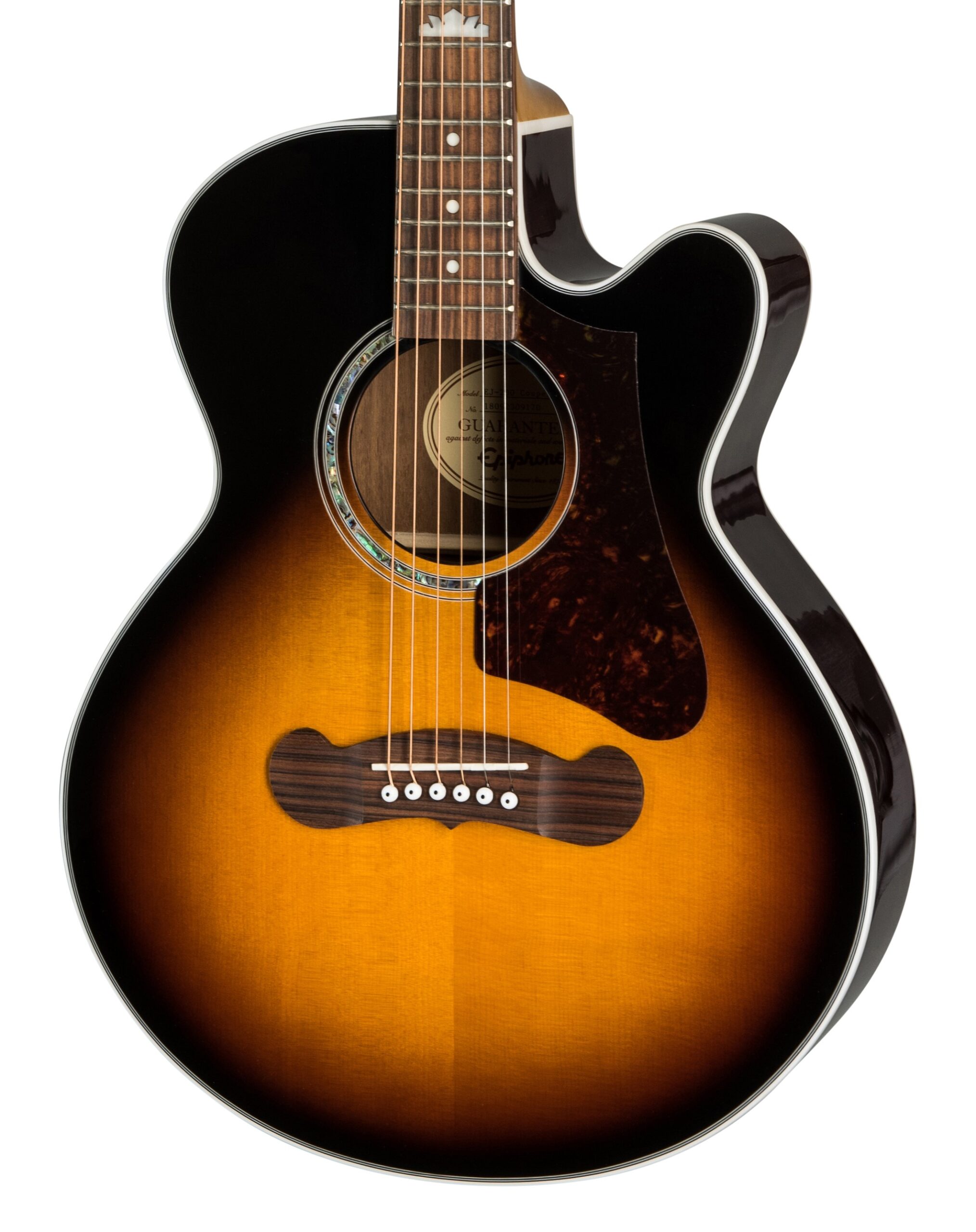 Epiphone Studio MJ-200SCE Mini-Jumbo In Vintage Sunburst
