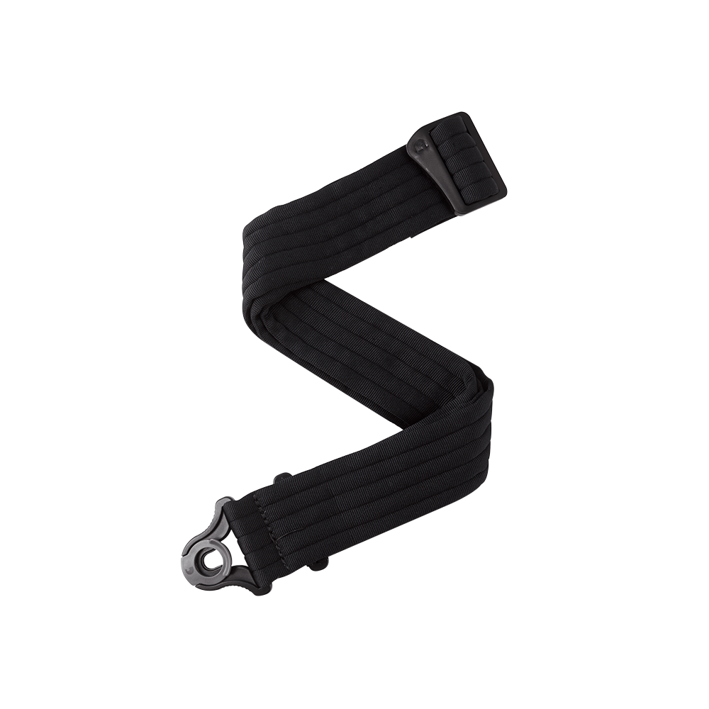 D’Addario Auto Lock Guitar Strap in Black Padded Stiched