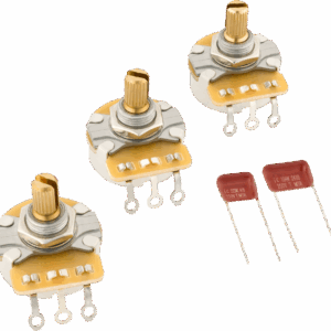 Fender Stratocaster Split Shaft Potentiometer and Capacitor Kit