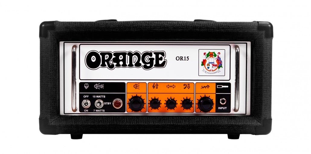 Orange OR15 Valve Head in Black