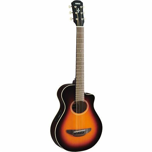 Yamaha APX T2 Travel Size Electro Acoustic Guitar in Old Violin Sunburst