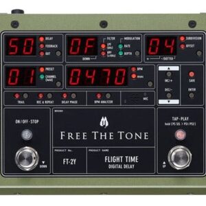 Free The Tone FT-2Y Flight Time Digital Delay Pedal