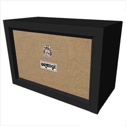 Orange PPC212OB 2x12 Open Back in Black