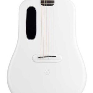 Lava Music ME 4 Carbon 38" Electro Acoustic Smart Guitar in White with Space Bag