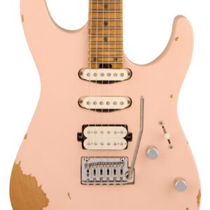 Charvel Pro-Mod Signature Rick Graham Electric Guitar in Worn Shell Pink