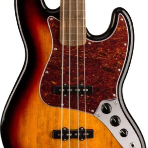 Squier Classic Vibe 60s Jazz Bass Guitar Fretless Laurel Fingerboard 3-Color Sunburst