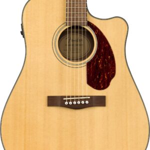 Fender CD-140SCE Dreadnought Electro Acoustic Guitar in Natural
