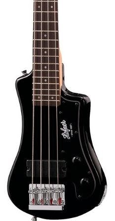 Hofner HCT Shorty Bass Guitar in Black
