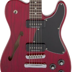 Fender Jim Adkins JA-90 Thinline Tele in Crimson Red Transparent