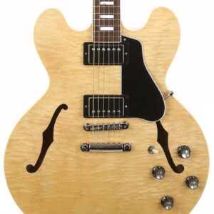 Gibson USA ES-335 Figured Semi Hollow Electric Guitar in Antique Natural