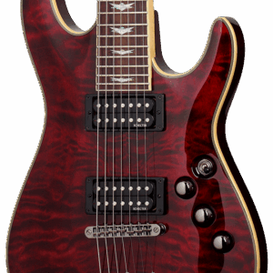 Schecter Omen Extreme 7 Electric Guitar in Black Cherry