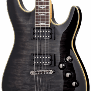 Schecter Omen Extreme 6 Electric Guitar in See-Thru Black