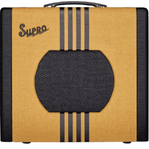 B Stock : Supro Delta King 10 5 Watt 1x10 w/ Reverb Combo Tweed and Black signs of use 007