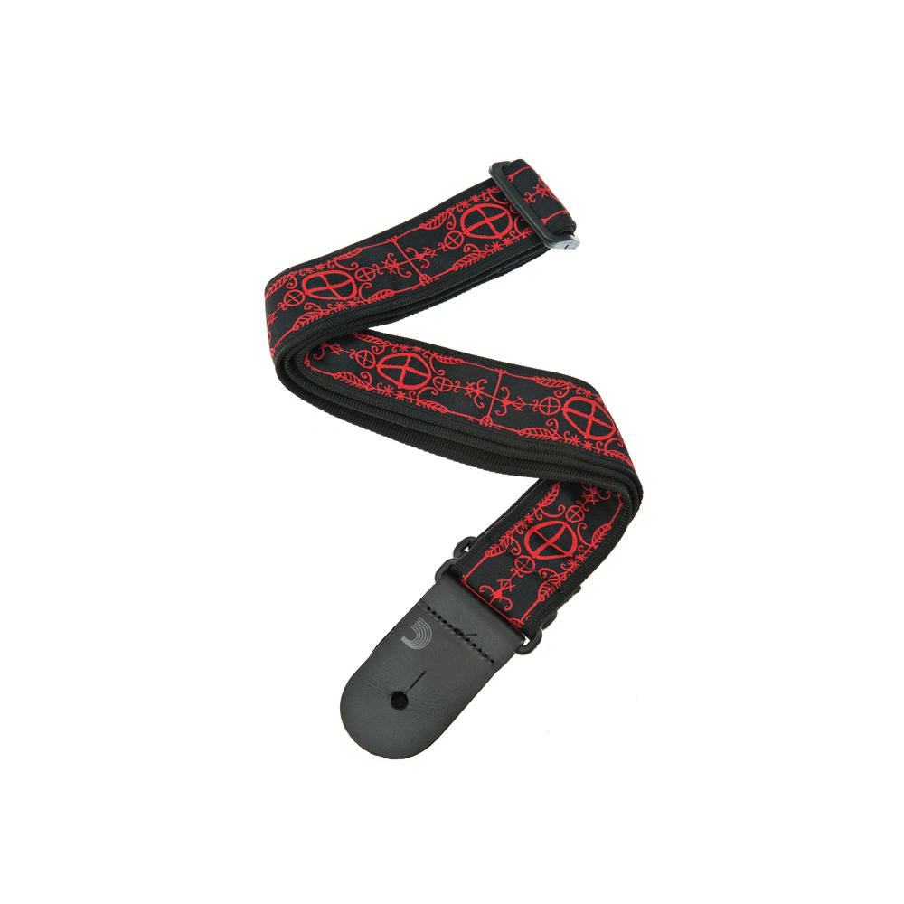 D'Addario 50mm Nylon Guitar Strap - Voodoo