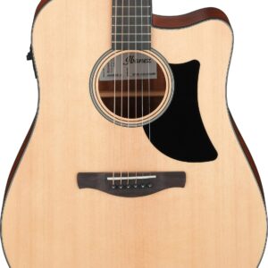 Ibanez AAD50CE-LG Grand Dreadnought Acoustic Guitar in Natural Low Gloss