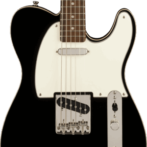 Squier Classic Vibe Baritone Custom Telecaster Electric Guitar in Black