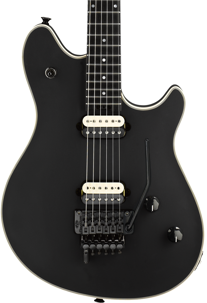 EVH Wolfgang USA Stealth Electric Guitar in Stealth Black