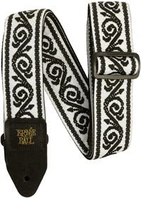 Ernie Ball Jacquard Strap in Black Vine