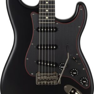 Fender Made in Japan Hybrid II Stratocaster in Noir, Rosewood Fretboard