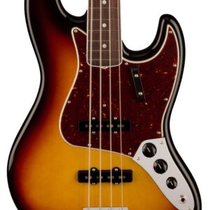 B Stock Fender American Vintage II 66 Jazz Bass Rosewood 3 Tone Sunburst 002