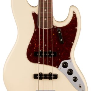 Fender American Vintage II 1966 Jazz Bass Guitar in Olympic White