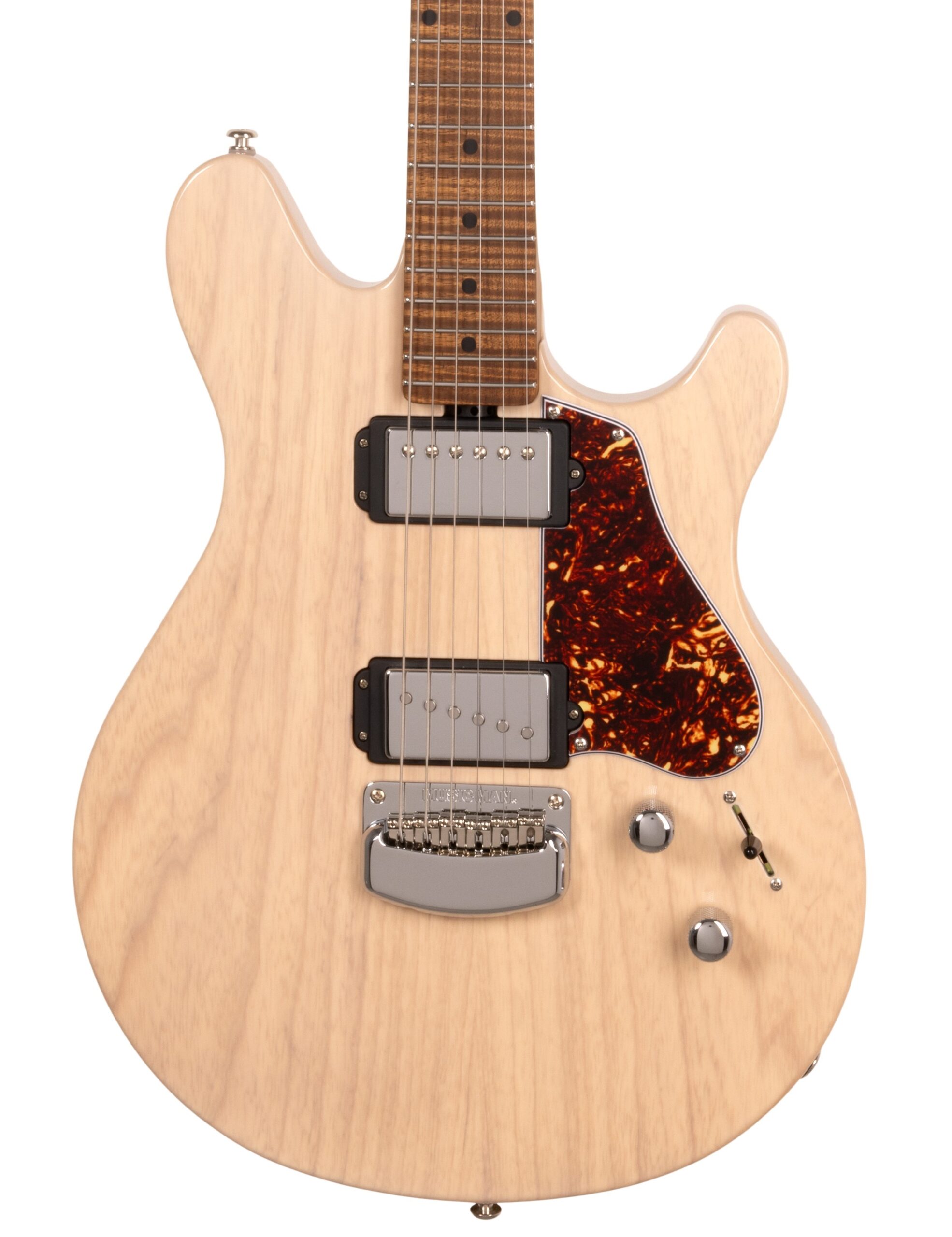 Music Man Valentine Electric Guitar in Trans Buttermilk