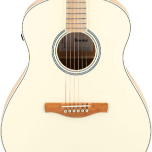 Ibanez AAM370M2E-APF Advanced Auditorium Electro Acoustic in Antique White Peach Fuzz