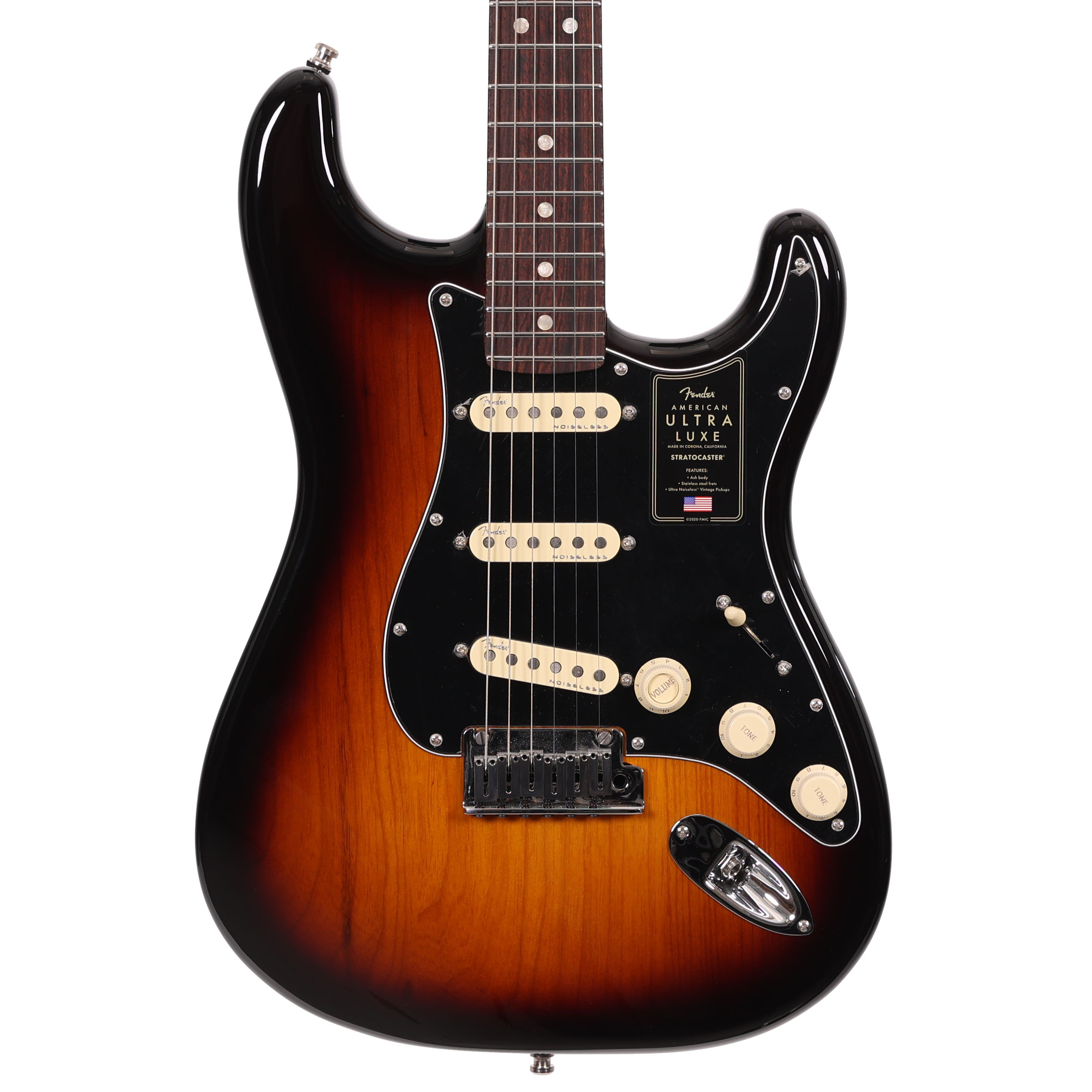 B Stock : Fender Ultra Luxe Stratocaster Rosewood Fingerboard 2 Color Sunburst 003
