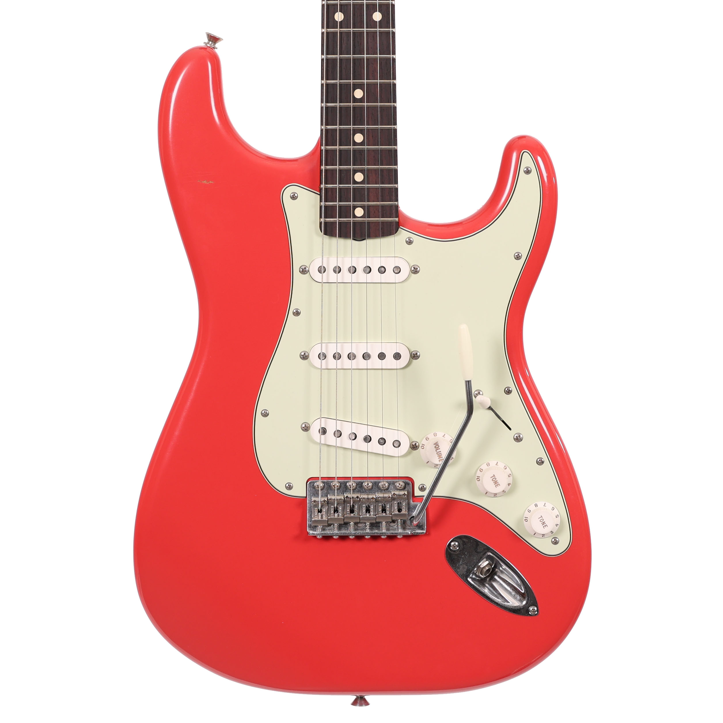 B Stock : Fender Andertons FSR 60th Anniversary Roadworn Stratocaster Fiesta Red RW 006