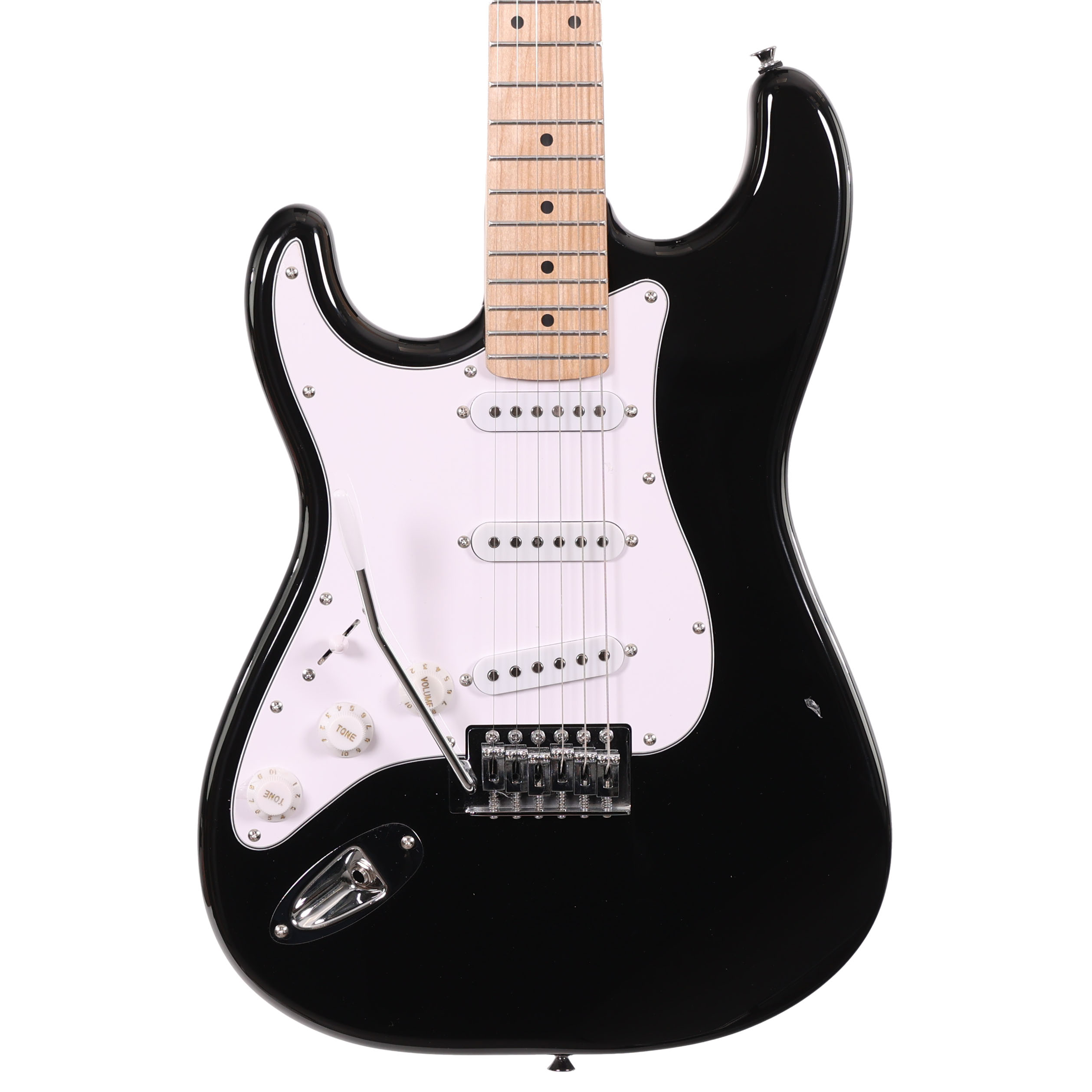 B Stock : Eastcoast ST1 Left Handed Electric Guitar in Black Maple Fretboard 003