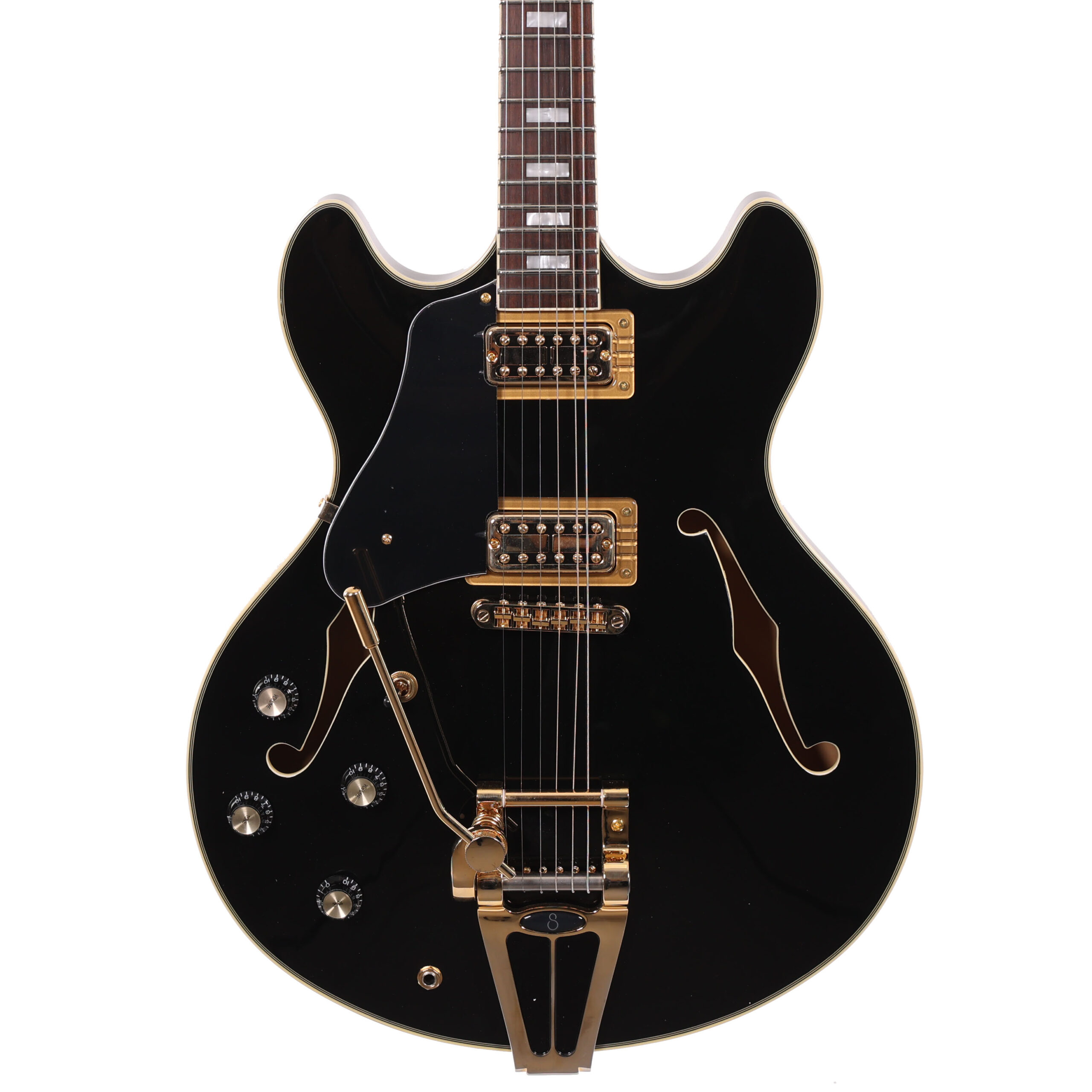 B Stock: Sire H7T LH Electric Guitar in Black 001