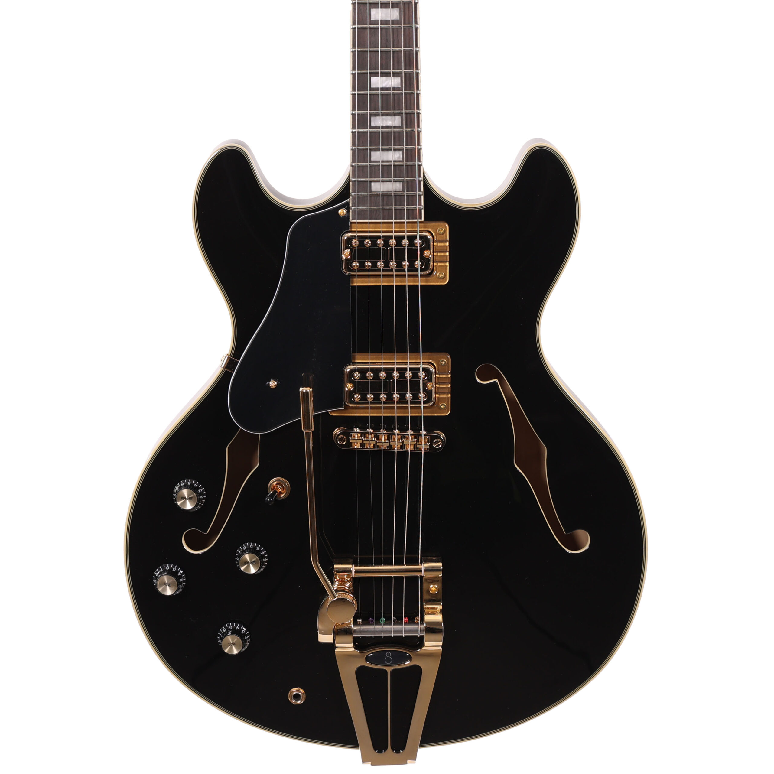 B Stock: Sire H7T LH Electric Guitar in Black 002