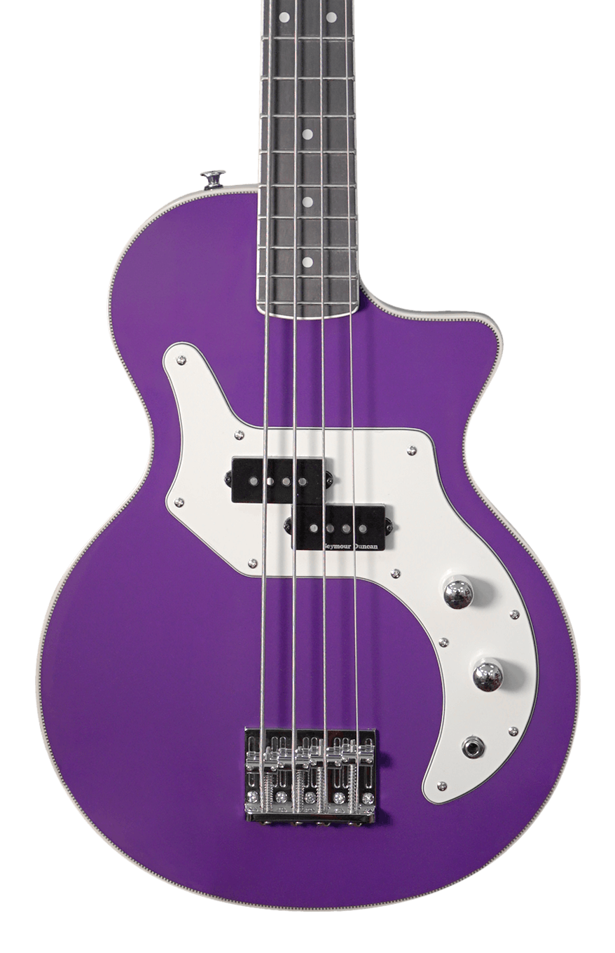 Orange Glenn Hughes Signature Purple O-Bass Bass Guitar in Purple