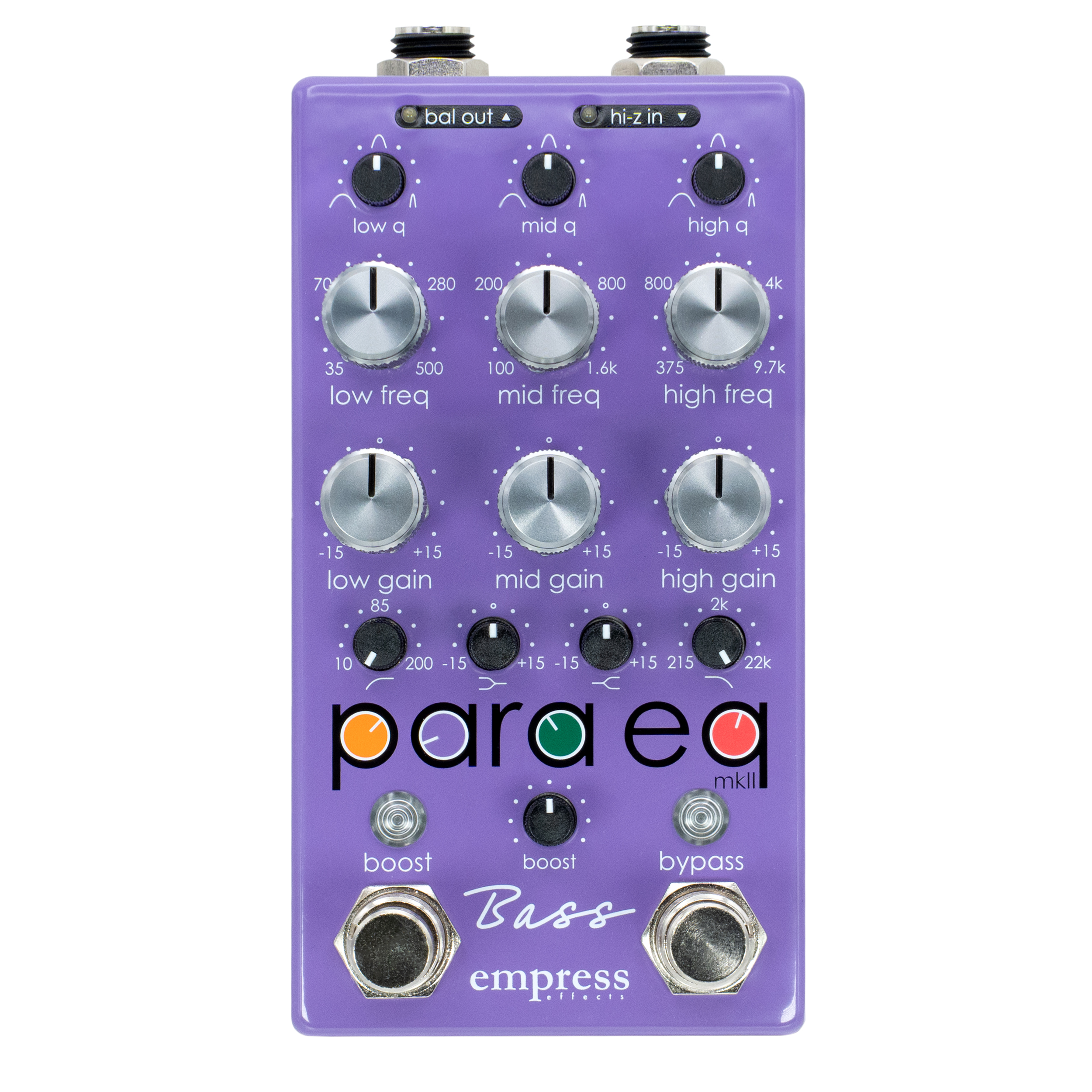Empress Bass ParaEQ Parametric EQ Pedal