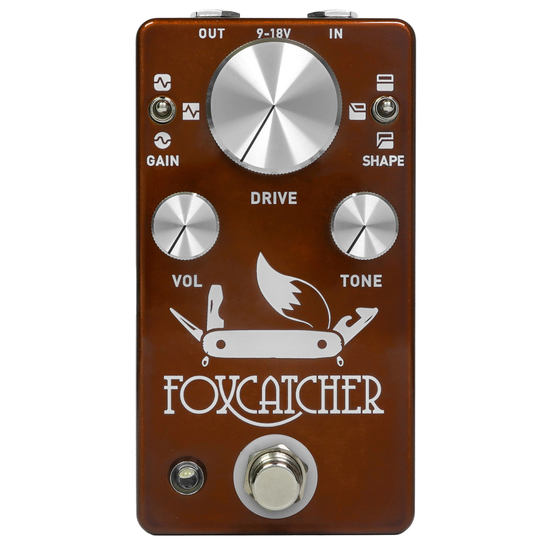 CopperSound Foxcatcher V2 Multi-Mode Overdrive Pedal